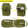 Rip-Away IFAK Medical Pouch, MOLLE Tactical First Aid Kit Bag, Detachable Emergency Trauma Utility Pack for Outdoor, Hunting, Shooting & Military Gear