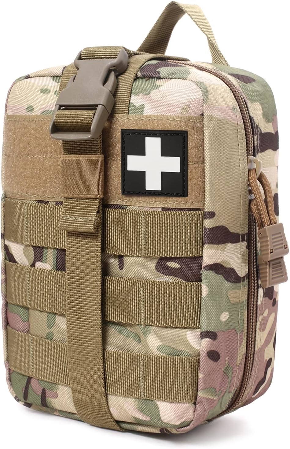 Molle Pouch, Sturdy 600D Nylon Tactical Medical Pouch,Rip-Away EMT First Aid Pou