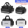 Waterproof Reflective Medical Supply Bag, Large/Small Empty EMT First Aid Kit Organizer with Removable Dividers for Emergency Use