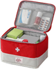 Lockable Family Medication Storage Bag, Large Capacity Empty First Aid Bag with Hand Handle for Household & Travel Use