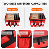 23 Inch Large Insulated Pizza Delivery Bag, Foldable Waterproof Thermal Food Transport Tote with 4 Adjustable Cup Holders for Catering & Food Delivery Business