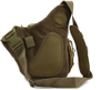 Tactical Sling Messenger Bag, Multi-Pocket MOLLE Crossbody Shoulder Pack, Water Resistant Utility Camera Gear Bag for Outdoor Shooting, Hiking, Fishing & Daily EDC