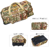 Camouflage Tactical Rolling Duffle Bag, Wheeled Tactical Gear Luggage with Detachable Front Pouch, Large Capacity Travel Storage Bag for Hunting, Shooting, Outdoor Deployment