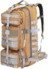 60L Tactical Backpack, Heavy Duty Large Capacity Military Rucksack with MOLLE Webbing, Waterproof Outdoor Backpack for Hiking, Camping, Hunting, Survival & Travel