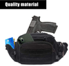 Tactical Concealed Carry Waist Fanny Pack, Handgun Holster Belt Bag with Magazine Slots, Adjustable Waistband Pistol Carry Pouch for Shooting, Hiking, Daily EDC Outdoor Use