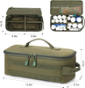 Large Tactical MOLLE First Aid Storage Bag, Classified Divider Medical Carry Case for Outdoor & Household Emergency