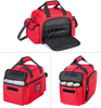 Reflective EMT Medical Carry Bag, Multi-Pocket Empty Nurse First Aid Organizer for Home Visits & Clinic Use