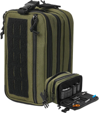 1000D Military Tactical Utility Bag, Laser Cut MOLLE Portable Multi-Compartment Organizer for Outdoor Medical Gear & Travel Essentials
