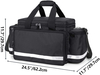 Reflective Large Capacity EMT Medical Bag, Removable Divider Nurse Trauma Bag for Clinic, Ambulance & Emergency Rescue