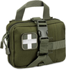Compact Tactical MOLLE First Aid Pouch, Portable Empty Trauma Medical Bag for Outdoor Hunting Camping Survival