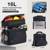 16L Double Compartment Insulated Cooler Bag
