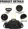 Tactical Pistol Range Bag, Compact Shooting Gear Duffle Bag with Lock Loops, MOLLE Handgun Carry Bag for Shooting Range, Hunting & Tactical Training