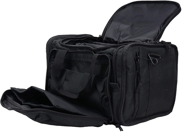 2 Sizes Tactical Duty Patrol Bag, Water Resistant Multi Compartment Police Gear Carry Bag for Law Enforcement Security Shooting Range