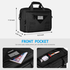 Tactical Laptop Messenger Bag Fits 15.6 Inch Notebook, Waterproof Polyester Molle Military Briefcase Multi Storage Pockets for Patrol Work Travel