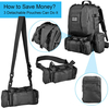 45L Hydration Compatible Tactical Backpack, Water Resistant Molle Military Rucksack for Hiking Hunting Travel