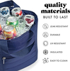 Fit Fresh Carefree Cooler Collection Insulated Leakproof Water Resistant Tote Mini Sling Bag