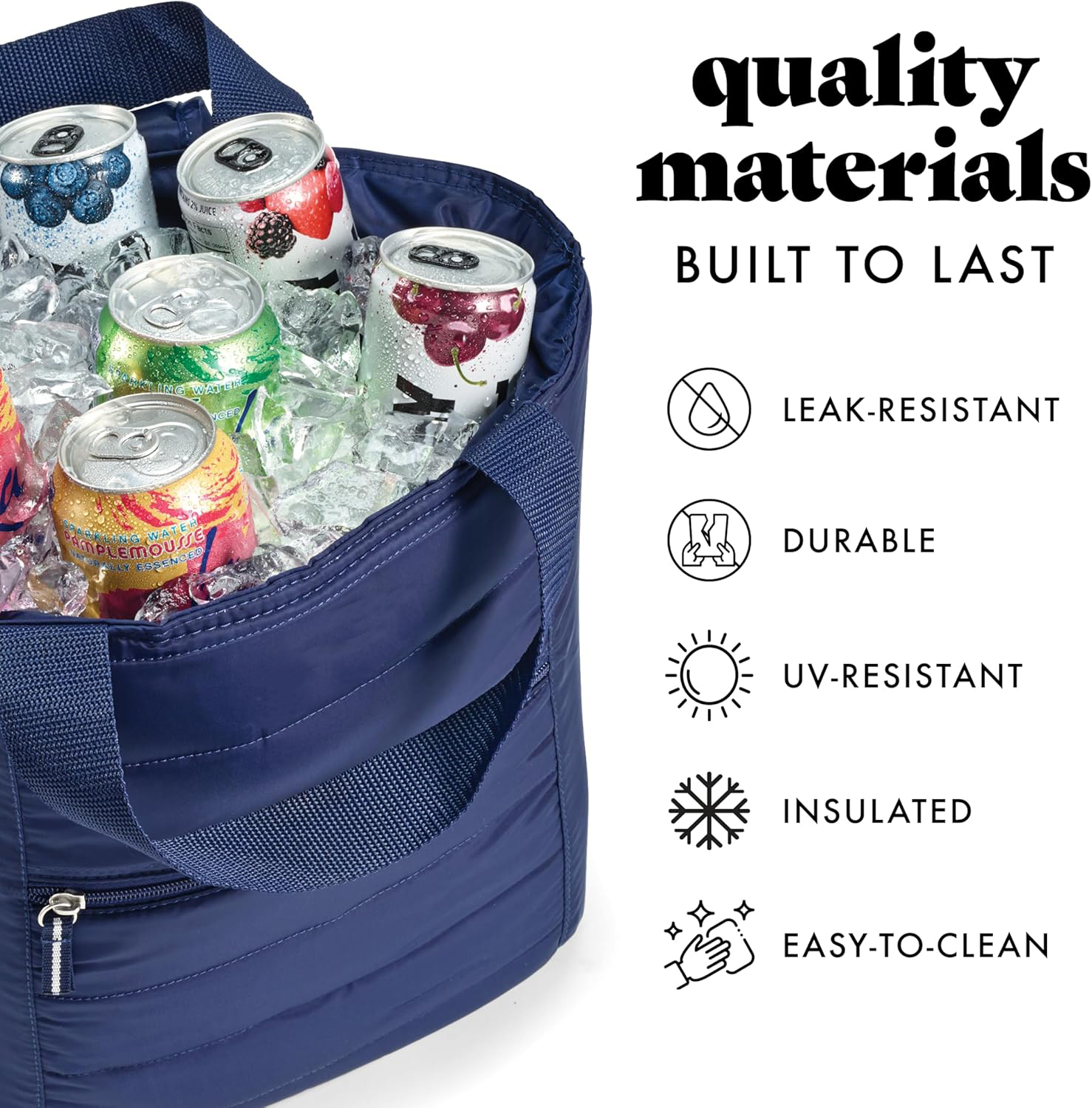 Fit Fresh Carefree Cooler Collection Insulated Leakproof Water Resistant Tote Mini Sling Bag