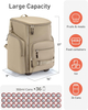 Rolling Cooler Backpack Leakproof Waterproof Insulated Beach Cooler with Wheels and Handle Outdoor