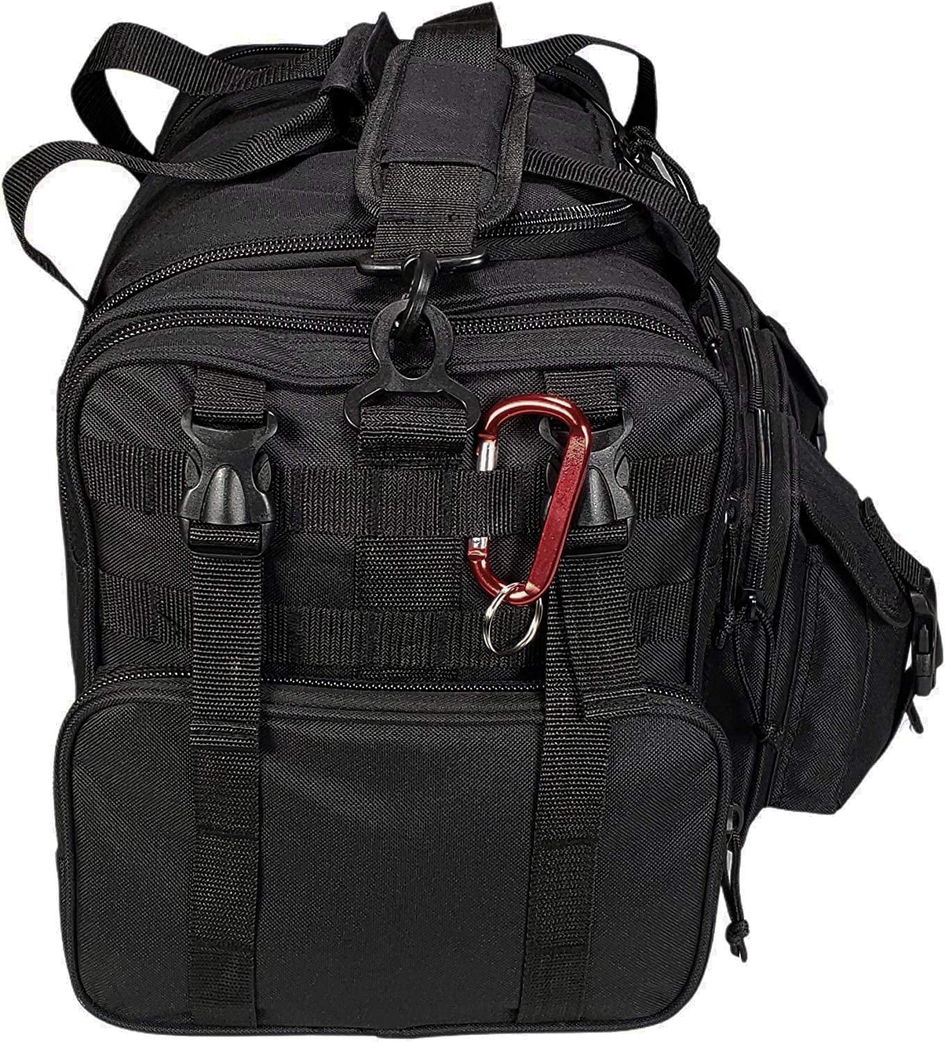 Tactical Range Bag, Large Shooting Gear Duffle Bag with MOLLE Webbing, Multipurpose Utility Carry Bag for Shooting Range, Hunting, Outdoor EDC