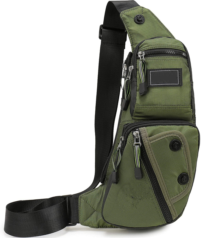 Lightweight Outdoor Sling Chest Bag, Compact Crossbody Shoulder Pack, Multipurpose EDC Sling Bag for Hiking, Cycling, Daily Travel