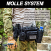 Tactical Fanny Pack for Men, Adjustable Large Waist Bag with MOLLE Webbing, Water Resistant Utility Hip Belt Bag for Hunting Hiking Cycling EDC Daily Carry