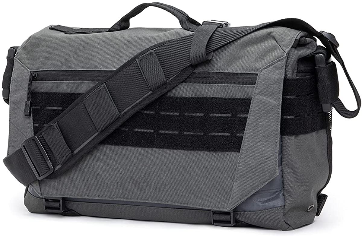 Tactical Laptop Messenger Bag, 16.5 Inch Water Resistant Crossbody Shoulder Bag with MOLLE Panel, Multi-Pocket EDC Work Satchel Bag for Office Travel Outdoor