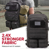50L Large Military Tactical Backpack, Multi-Compartment Waterproof MOLLE Daypack for Camping Hiking Shooting Travel