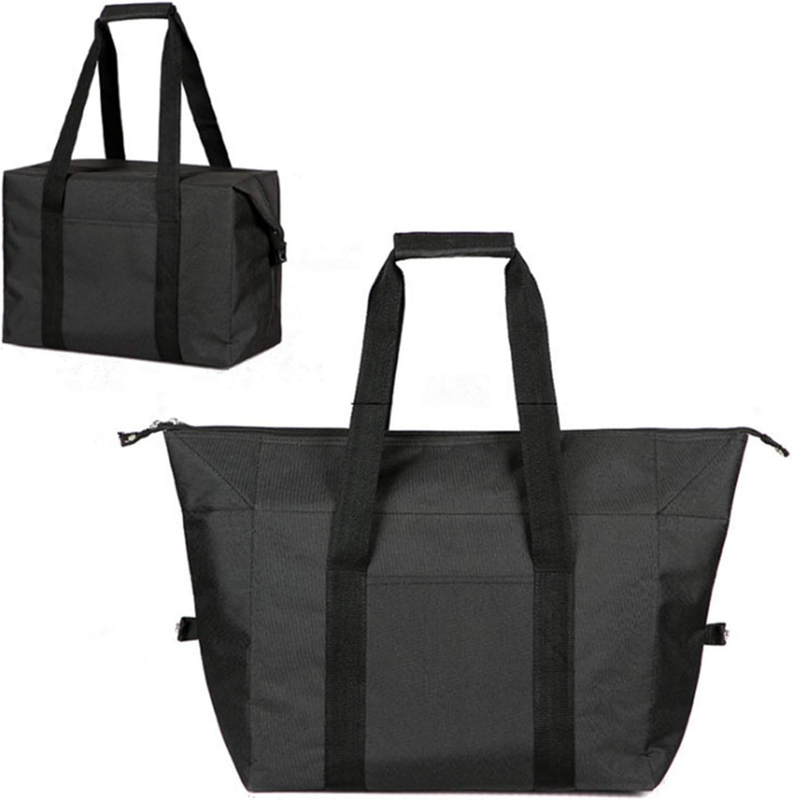 3-Layer Insulated Large Cooler Tote Bag, Waterproof Aluminum Foil Thermal Carrier with Sturdy Long Handles for Groceries, Picnic & Beach