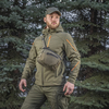 Lightweight Tactical Crossbody Sling Bag, Hexagon Ripstop Nylon MOLLE Waist Fanny Pack, Compact EDC Shoulder Pouch for Hunting, Hiking, Daily Carry & Outdoor Activities