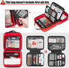 Waterproof Hard Case Medicine Storage Bag, Clear View Empty First Aid Organizer for Household & Outdoor Emergency