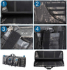 Camouflage Tactical Rifle Case, 38.2 Inch Water Resistant Long Gun Bag with Multiple Magazine Pouches, MOLLE Firearm Transport Bag for Shooting Range, Hunting & Outdoor