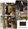 2 Sizes Tactical Duffle Bag with Rain Cover, MOLLE Sports Travel Duffel Backpack, Water Resistant Gear Bag for Gym, Hunting, Camping, Shooting & Outdoor Travel