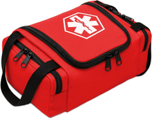 Compact Water Resistant First Responder Medical Bag, Multi Pocket Quick Access Empty EMT Trauma Organizer for Emergency Use