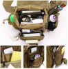 Tactical Sling Messenger Bag, Multi-Pocket MOLLE Crossbody Shoulder Pack, Water Resistant Utility Camera Gear Bag for Outdoor Shooting, Hiking, Fishing & Daily EDC