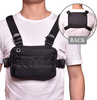 Tactical Chest Rig Bag, Adjustable Lightweight Chest Harness Pack with MOLLE Webbing, Multi-Pocket Utility Chest Pouch for Outdoor Sports, Running, Cycling, Daily EDC