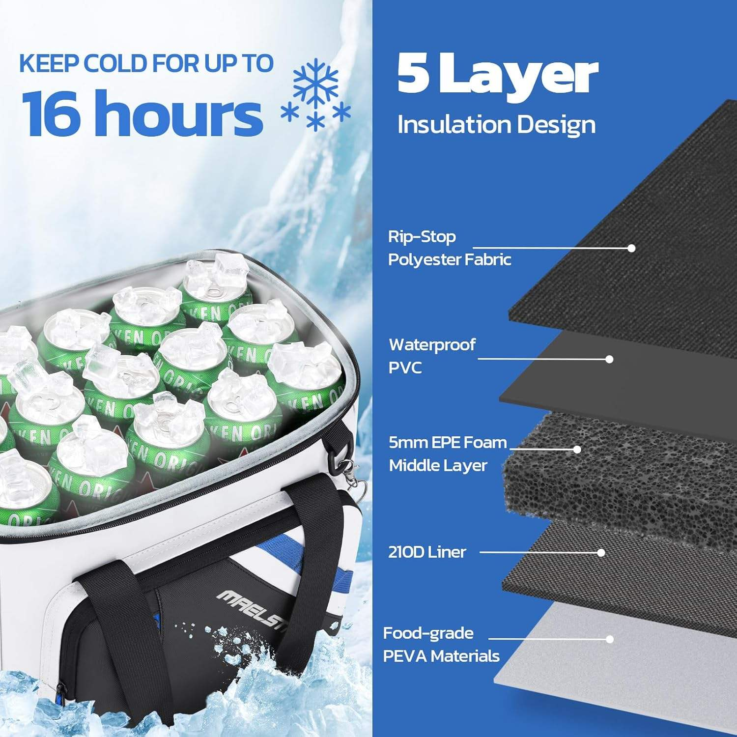 Customized Waterproof Hot Sale Durable Kayak Fish/Warmer Cooler Storage/Insulated Cooler Bags