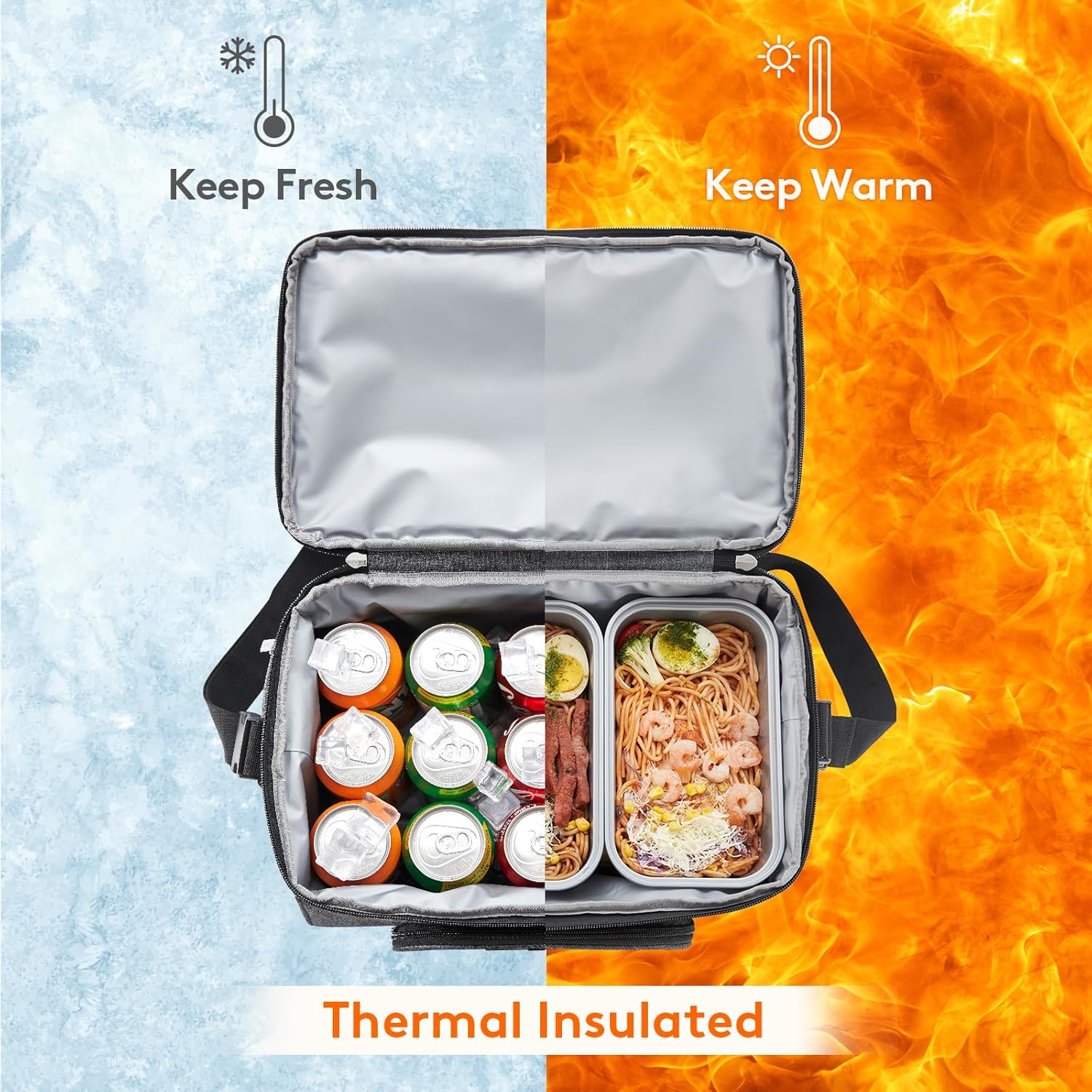 23L Large Insulated Cooler Bag