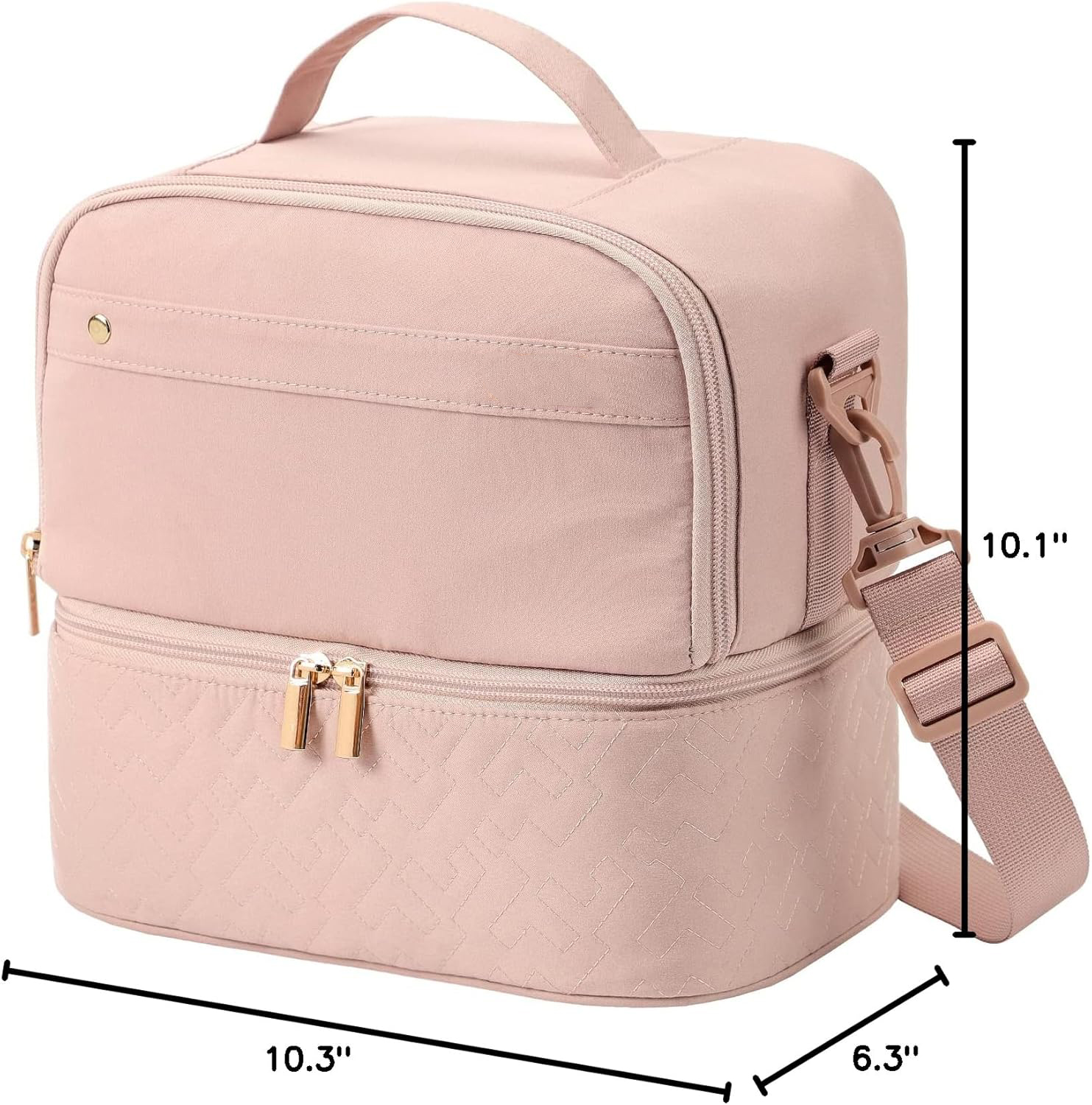 Dual-Compartment Insulated Lunch Cooler Bag