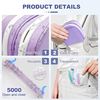 Portable Waterproof Pill Carry Bag with Reusable Transparent Weekly AM PM Medicine Pouches for Travel Daily Medication