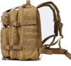 42L Coyote Brown Tactical Backpack, Anti-Slip Stable Strap Design Water Resistant Molle Assault Rucksack for Outdoor Hunting Camping Hiking