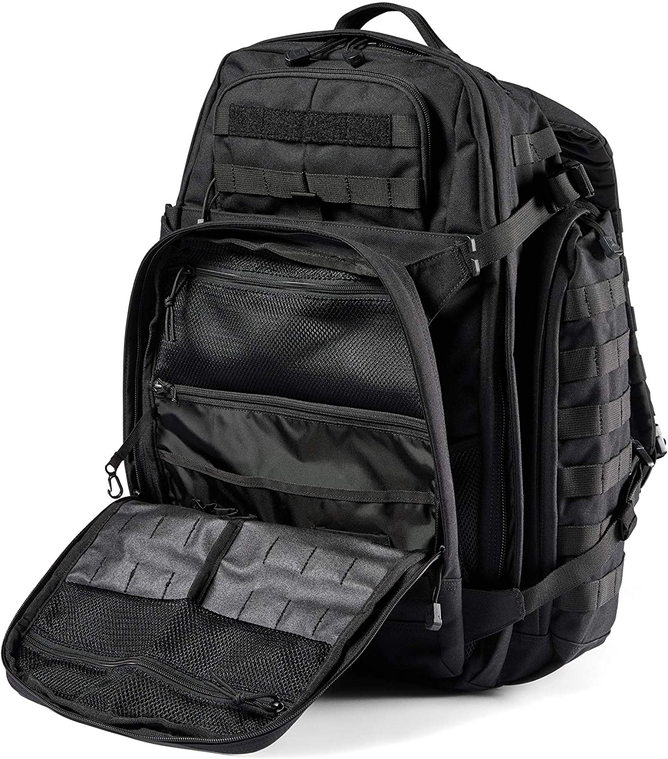 55L Rush72 2.0 Tactical Backpack, 1050D Water Resistant Nylon Military Rucksack with CCW Pocket & Laptop Sleeve for Outdoor Survival Hunting