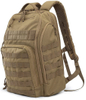 Tactical Backpack Coyote Brown, Water Resistant Molle Military Rucksack with Built-in Admin Pocket & Laptop Compartment for Outdoor Work Travel