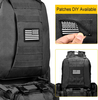 45L Hydration Compatible Tactical Backpack, Water Resistant Molle Military Rucksack for Hiking Hunting Travel