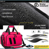 Pink Tactical Gun Range Bag, 6 Pistol Magazine Slots Padded Handgun Storage Duffle Bag for Shooting Range Transport