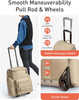 Rolling Cooler Backpack Leakproof Waterproof Insulated Beach Cooler with Wheels and Handle Outdoor