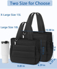 Lunch Box Tote Bag Soft Insulated Lunchbox for Women Lightweight Stylish Simple Lunch Pail Reusable Large Cooler Bag