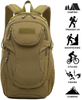 35L Lightweight Tactical Backpack, 900D Nylon Oxford Outdoor Daypack, Hiking Rucksack for Camping, Trekking & Daily EDC