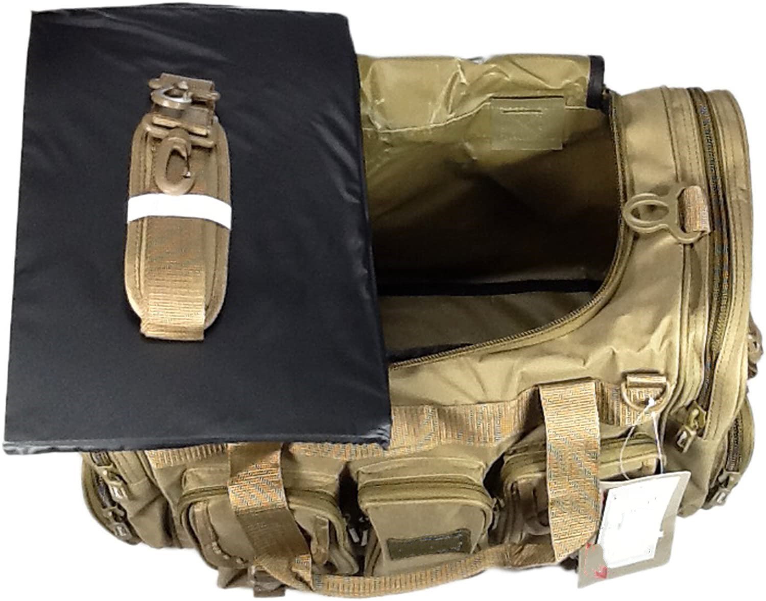 Large Tactical Duffle Range Bag, Multi-Pocket MOLLE Gear Bag, Heavy-Duty Shooting Equipment Carry Bag for Hunting, Shooting & Outdoor Training