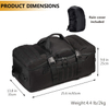 Large Tactical Duffle Bag with Rain Cover, MOLLE Military Travel Gear Bag for Shooting Gym Camping Hunting