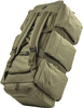 Large Tactical Duffle Range Bag, Heavy Duty Military Gear Bag with 8 External Zipper Pockets, Reinforced 2" Webbing Straps for Shooting Hunting Camping Travel Storage